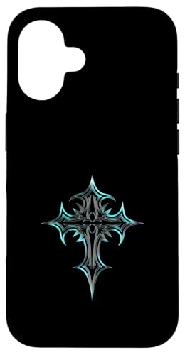 Gothic Cross Y2K Alt Ästhetisches Emo Motiv Hülle für iPhone 16 Gothic Cross Y2K Alt Ästhetisches Emo Motiv Hülle für iPhone 16 von Goth Cross Designs