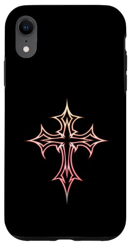 Gothic Cross Y2K Alt Ästhetisches Emo Motiv Hülle für iPhone XR Gothic Cross Y2K Alt Ästhetisches Emo Motiv Hülle für iPhone XR von Goth Cross Designs
