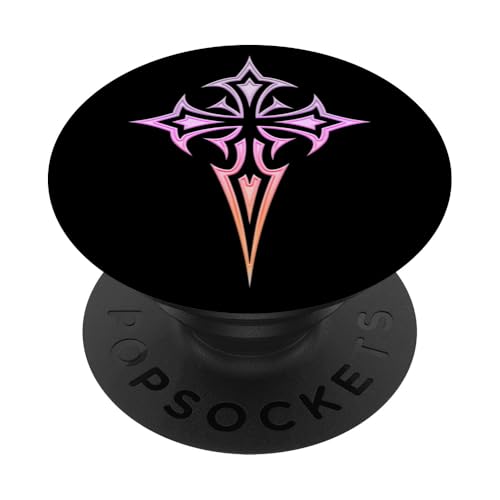 Gothic Cross Y2K Alt Ästhetisches Emo Motiv PopSockets Klebender PopGrip von Goth Cross Designs
