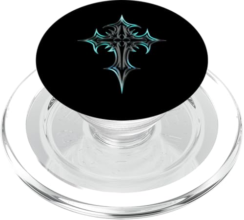 Gothic Cross Y2K Alt Ästhetisches Emo Motiv PopSockets PopGrip für MagSafe Gothic Cross Y2K Alt Ästhetisches Emo Motiv PopSockets PopGrip für MagSafe von Goth Cross Designs