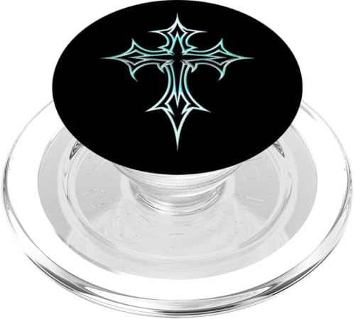 Gothic Cross Y2K Alt Ästhetisches Emo Motiv PopSockets PopGrip für MagSafe Gothic Cross Y2K Alt Ästhetisches Emo Motiv PopSockets PopGrip für MagSafe von Goth Cross Designs