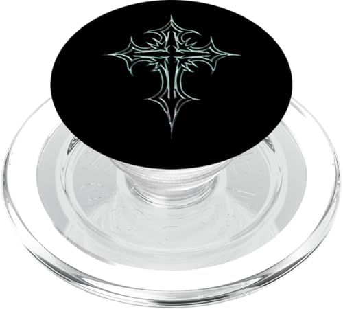 Gothic Cross Y2K Alt Ästhetisches Emo Motiv PopSockets PopGrip für MagSafe Gothic Cross Y2K Alt Ästhetisches Emo Motiv PopSockets PopGrip für MagSafe von Goth Cross Designs