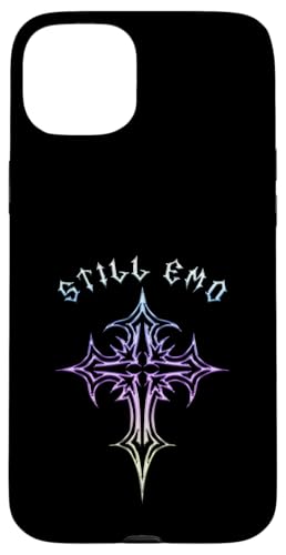 Still Emo! Gothic Cross Y2K Alt Ästhetisches Emo Motiv Hülle für iPhone 15 Plus Still Emo! Gothic Cross Y2K Alt Ästhetisches Emo Motiv Hülle für iPhone 15 Plus von Goth Cross Designs