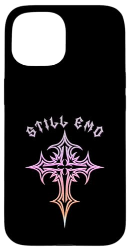 Still Emo! Gothic Cross Y2K Alt Ästhetisches Emo Motiv Hülle für iPhone 15 Still Emo! Gothic Cross Y2K Alt Ästhetisches Emo Motiv Hülle für iPhone 15 von Goth Cross Designs