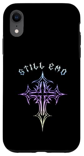 Still Emo! Gothic Cross Y2K Alt Ästhetisches Emo Motiv Hülle für iPhone XR Still Emo! Gothic Cross Y2K Alt Ästhetisches Emo Motiv Hülle für iPhone XR von Goth Cross Designs