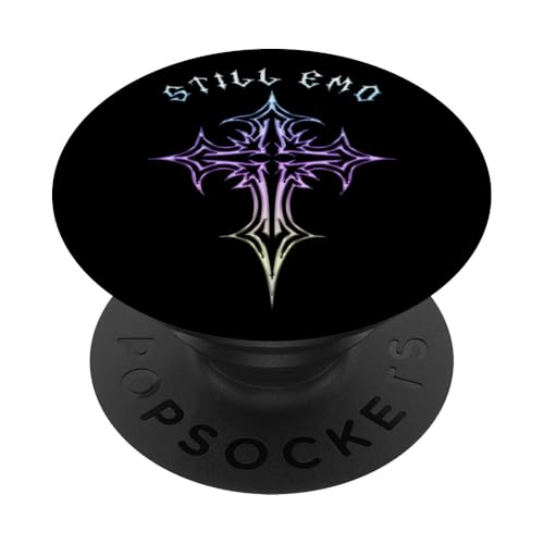 Still Emo! Gothic Cross Y2K Alt Ästhetisches Emo Motiv PopSockets Klebender PopGrip Still Emo! Gothic Cross Y2K Alt Ästhetisches Emo Motiv PopSockets Klebender PopGrip von Goth Cross Designs