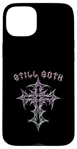 Still Goth! Gothic Cross Y2K Alt Ästhetisches Emo Motiv Hülle für iPhone 15 Plus Still Goth! Gothic Cross Y2K Alt Ästhetisches Emo Motiv Hülle für iPhone 15 Plus von Goth Cross Designs