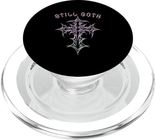 Still Goth! Gothic Cross Y2K Alt Ästhetisches Emo Motiv PopSockets PopGrip für MagSafe Still Goth! Gothic Cross Y2K Alt Ästhetisches Emo Motiv PopSockets PopGrip für MagSafe von Goth Cross Designs