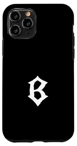 B Buchstabe Monogramm / Goth Ästhetischer Name beginnend mit B Hülle für iPhone 11 Pro B Buchstabe Monogramm / Goth Ästhetischer Name beginnend mit B Hülle für iPhone 11 Pro von Goth and Emo Designs