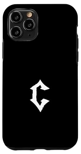 C-Buchstaben-Monogramm / Goth Ästhetischer Name beginnend mit C Hülle für iPhone 11 Pro C-Buchstaben-Monogramm / Goth Ästhetischer Name beginnend mit C Hülle für iPhone 11 Pro von Goth and Emo Designs