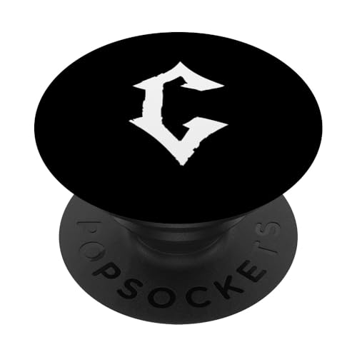 C-Buchstaben-Monogramm / Goth Ästhetischer Name beginnend mit C PopSockets Klebender PopGrip C-Buchstaben-Monogramm / Goth Ästhetischer Name beginnend mit C PopSockets Klebender PopGrip von Goth and Emo Designs