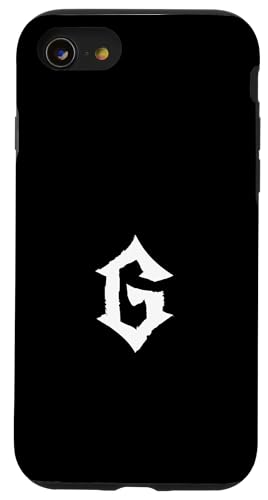 G Buchstabe Monogramm / Goth Ästhetischer Name beginnend mit G Hülle für iPhone SE (2020) / 7 / 8 von Goth and Emo Designs