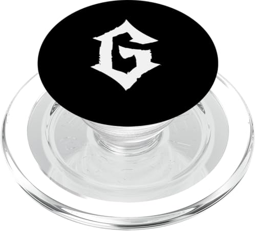 G Buchstabe Monogramm / Goth Ästhetischer Name beginnend mit G PopSockets PopGrip für MagSafe G Buchstabe Monogramm / Goth Ästhetischer Name beginnend mit G PopSockets PopGrip für MagSafe von Goth and Emo Designs