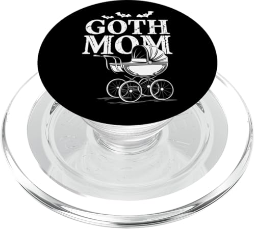 Goth Mom! Gothic Mutter Motiv zum Muttertag PopSockets PopGrip für MagSafe Goth Mom! Gothic Mutter Motiv zum Muttertag PopSockets PopGrip für MagSafe von Goth and Emo Designs