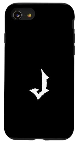 J Letter Monogramm / Goth Aesthetic Name beginnend mit J Hülle für iPhone SE (2020) / 7 / 8 von Goth and Emo Designs