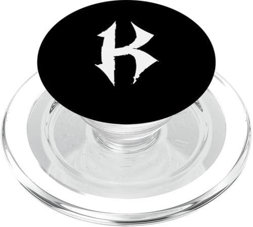 K-Buchstaben-Monogramm / Goth Ästhetischer Name beginnend mit K PopSockets PopGrip für MagSafe K-Buchstaben-Monogramm / Goth Ästhetischer Name beginnend mit K PopSockets PopGrip für MagSafe von Goth and Emo Designs