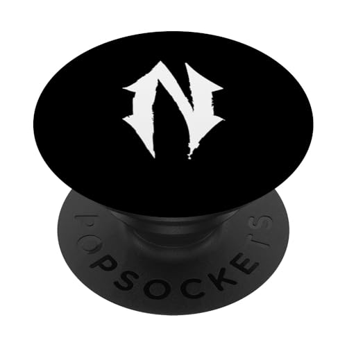 N-Buchstaben-Monogramm / Goth Ästhetischer Name beginnend mit N PopSockets Klebender PopGrip N-Buchstaben-Monogramm / Goth Ästhetischer Name beginnend mit N PopSockets Klebender PopGrip von Goth and Emo Designs
