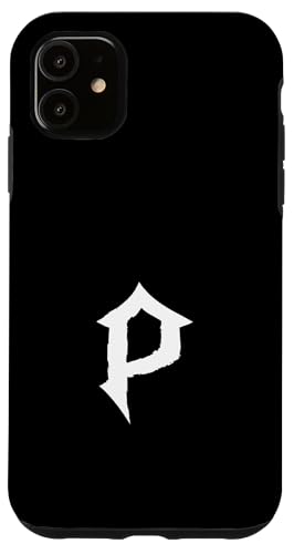 P-Buchstaben-Monogramm / Gothic-Stil, ästhetischer Name beginnend mit P Hülle für iPhone 11 P-Buchstaben-Monogramm / Gothic-Stil, ästhetischer Name beginnend mit P Hülle für iPhone 11 von Goth and Emo Designs