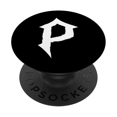 P-Buchstaben-Monogramm / Gothic-Stil, ästhetischer Name beginnend mit P PopSockets Klebender PopGrip P-Buchstaben-Monogramm / Gothic-Stil, ästhetischer Name beginnend mit P PopSockets Klebender PopGrip von Goth and Emo Designs