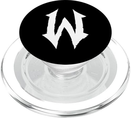 W Letter Monogram / Goth Aesthetic Name beginnend mit W PopSockets PopGrip für MagSafe W Letter Monogram / Goth Aesthetic Name beginnend mit W PopSockets PopGrip für MagSafe von Goth and Emo Designs