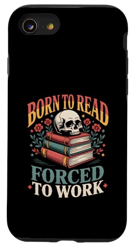 Gothic Book Lover Emo Alt Aesthetic Gothic Reading Hülle für iPhone SE (2020) / 7 / 8 von Gothic Book Lover Designs
