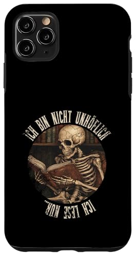 Ich bin nicht unhöflich! Ich lese nur... Goth Leseliebhaber Hülle für iPhone 11 Pro Max Ich bin nicht unhöflich! Ich lese nur... Goth Leseliebhaber Hülle für iPhone 11 Pro Max von Gothic Book Lover Designs