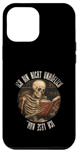 Ich bin nicht unhöflich! Ich lese nur... Goth Leseliebhaber Hülle für iPhone 12 Pro Max Ich bin nicht unhöflich! Ich lese nur... Goth Leseliebhaber Hülle für iPhone 12 Pro Max von Gothic Book Lover Designs
