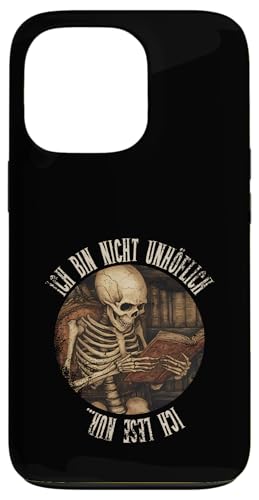 Ich bin nicht unhöflich! Ich lese nur... Goth Leseliebhaber Hülle für iPhone 13 Pro Ich bin nicht unhöflich! Ich lese nur... Goth Leseliebhaber Hülle für iPhone 13 Pro von Gothic Book Lover Designs