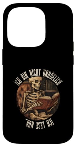 Ich bin nicht unhöflich! Ich lese nur... Goth Leseliebhaber Hülle für iPhone 14 Pro Ich bin nicht unhöflich! Ich lese nur... Goth Leseliebhaber Hülle für iPhone 14 Pro von Gothic Book Lover Designs