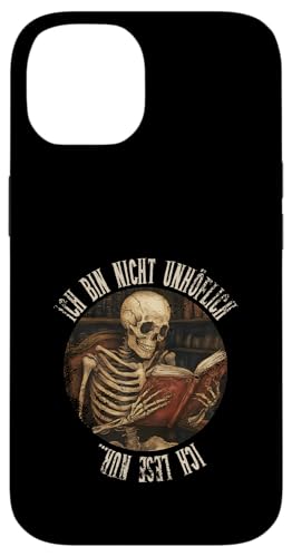 Ich bin nicht unhöflich! Ich lese nur... Goth Leseliebhaber Hülle für iPhone 14 Ich bin nicht unhöflich! Ich lese nur... Goth Leseliebhaber Hülle für iPhone 14 von Gothic Book Lover Designs