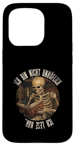 Ich bin nicht unhöflich! Ich lese nur... Goth Leseliebhaber Hülle für iPhone 15 Pro Ich bin nicht unhöflich! Ich lese nur... Goth Leseliebhaber Hülle für iPhone 15 Pro von Gothic Book Lover Designs