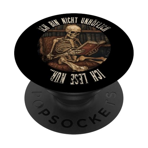 Ich bin nicht unhöflich! Ich lese nur... Goth Leseliebhaber PopSockets Klebender PopGrip Ich bin nicht unhöflich! Ich lese nur... Goth Leseliebhaber PopSockets Klebender PopGrip von Gothic Book Lover Designs