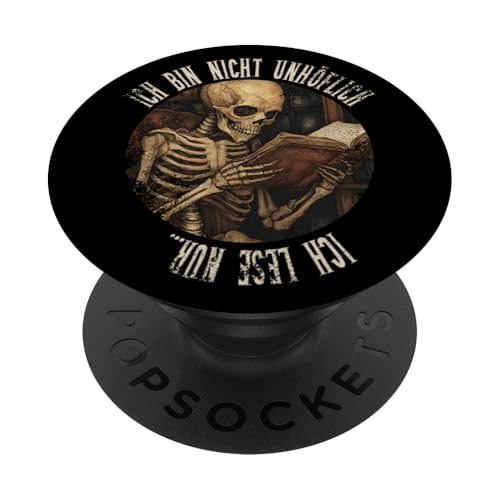 Ich bin nicht unhöflich! Ich lese nur... Goth Leseliebhaber PopSockets Klebender PopGrip Ich bin nicht unhöflich! Ich lese nur... Goth Leseliebhaber PopSockets Klebender PopGrip von Gothic Book Lover Designs
