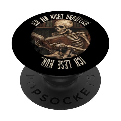 Ich bin nicht unhöflich! Ich lese nur... Goth Leseliebhaber PopSockets Klebender PopGrip Ich bin nicht unhöflich! Ich lese nur... Goth Leseliebhaber PopSockets Klebender PopGrip von Gothic Book Lover Designs