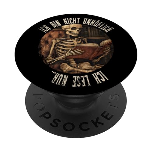 Ich bin nicht unhöflich! Ich lese nur... Goth Leseliebhaber PopSockets Klebender PopGrip Ich bin nicht unhöflich! Ich lese nur... Goth Leseliebhaber PopSockets Klebender PopGrip von Gothic Book Lover Designs