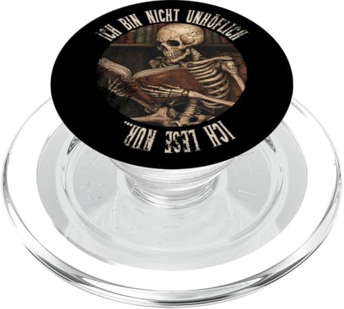 Ich bin nicht unhöflich! Ich lese nur... Goth Leseliebhaber PopSockets PopGrip für MagSafe Ich bin nicht unhöflich! Ich lese nur... Goth Leseliebhaber PopSockets PopGrip für MagSafe von Gothic Book Lover Designs