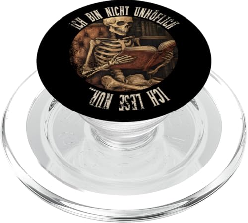 Ich bin nicht unhöflich! Ich lese nur... Goth Leseliebhaber PopSockets PopGrip für MagSafe Ich bin nicht unhöflich! Ich lese nur... Goth Leseliebhaber PopSockets PopGrip für MagSafe von Gothic Book Lover Designs