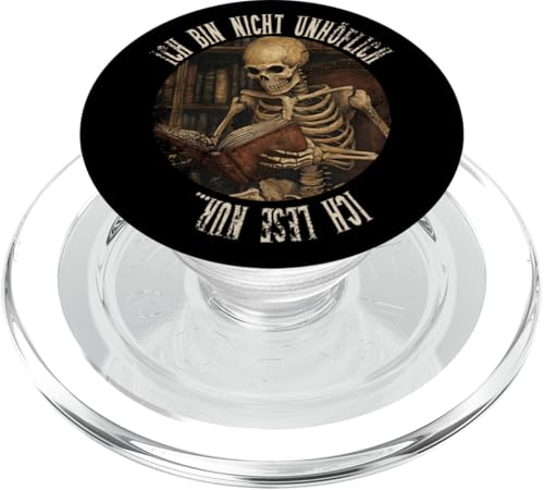 Ich bin nicht unhöflich! Ich lese nur... Goth Leseliebhaber PopSockets PopGrip für MagSafe Ich bin nicht unhöflich! Ich lese nur... Goth Leseliebhaber PopSockets PopGrip für MagSafe von Gothic Book Lover Designs