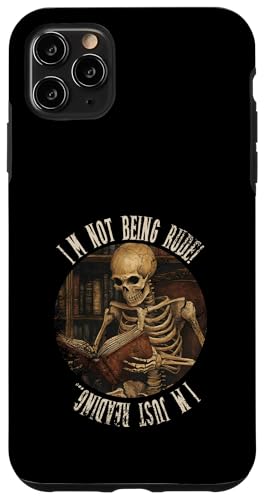 Ich bin nicht unhöflich! Ich lese nur... Gothic Book Lover Hülle für iPhone 11 Pro Max Ich bin nicht unhöflich! Ich lese nur... Gothic Book Lover Hülle für iPhone 11 Pro Max von Gothic Book Lover Designs