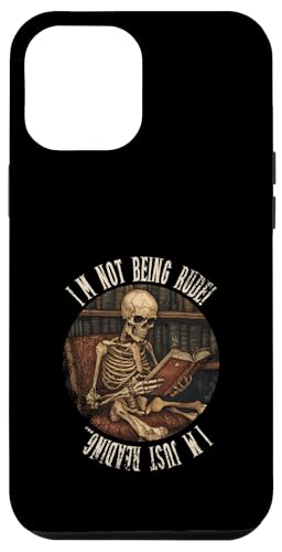 Ich bin nicht unhöflich! Ich lese nur... Gothic Book Lover Hülle für iPhone 12 Pro Max Ich bin nicht unhöflich! Ich lese nur... Gothic Book Lover Hülle für iPhone 12 Pro Max von Gothic Book Lover Designs