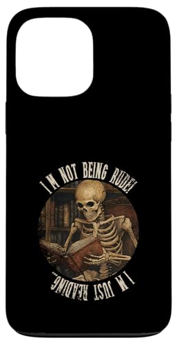 Ich bin nicht unhöflich! Ich lese nur... Gothic Book Lover Hülle für iPhone 13 Pro Max Ich bin nicht unhöflich! Ich lese nur... Gothic Book Lover Hülle für iPhone 13 Pro Max von Gothic Book Lover Designs