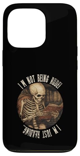 Ich bin nicht unhöflich! Ich lese nur... Gothic Book Lover Hülle für iPhone 13 Pro Ich bin nicht unhöflich! Ich lese nur... Gothic Book Lover Hülle für iPhone 13 Pro von Gothic Book Lover Designs