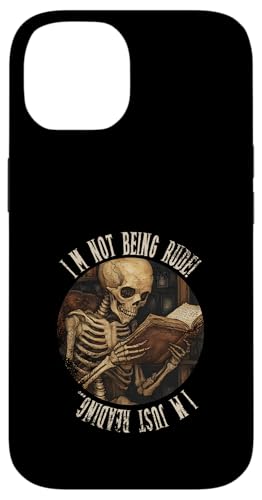 Ich bin nicht unhöflich! Ich lese nur... Gothic Book Lover Hülle für iPhone 14 Ich bin nicht unhöflich! Ich lese nur... Gothic Book Lover Hülle für iPhone 14 von Gothic Book Lover Designs