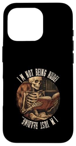 Ich bin nicht unhöflich! Ich lese nur... Gothic Book Lover Hülle für iPhone 16 Pro Ich bin nicht unhöflich! Ich lese nur... Gothic Book Lover Hülle für iPhone 16 Pro von Gothic Book Lover Designs