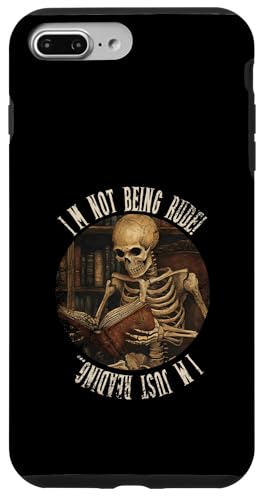 Ich bin nicht unhöflich! Ich lese nur... Gothic Book Lover Hülle für iPhone 7 Plus/8 Plus Ich bin nicht unhöflich! Ich lese nur... Gothic Book Lover Hülle für iPhone 7 Plus/8 Plus von Gothic Book Lover Designs