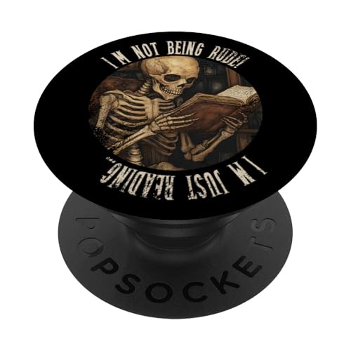 Ich bin nicht unhöflich! Ich lese nur... Gothic Book Lover PopSockets Klebender PopGrip Ich bin nicht unhöflich! Ich lese nur... Gothic Book Lover PopSockets Klebender PopGrip von Gothic Book Lover Designs