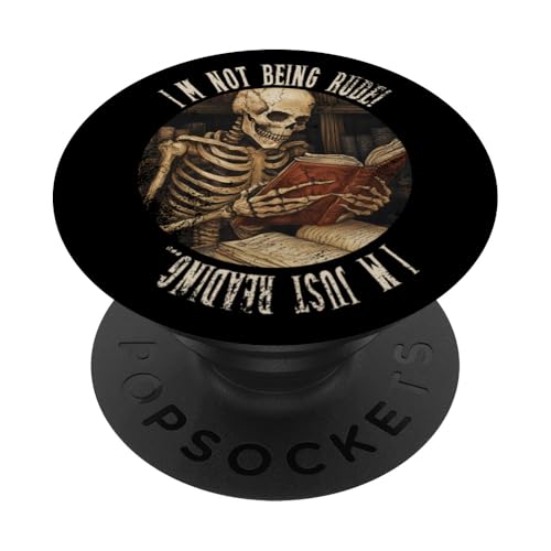 Ich bin nicht unhöflich! Ich lese nur... Gothic Book Lover PopSockets Klebender PopGrip Ich bin nicht unhöflich! Ich lese nur... Gothic Book Lover PopSockets Klebender PopGrip von Gothic Book Lover Designs