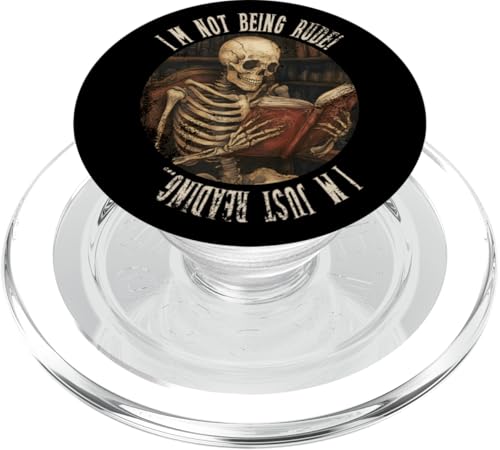 Ich bin nicht unhöflich! Ich lese nur... Gothic Book Lover PopSockets PopGrip für MagSafe Ich bin nicht unhöflich! Ich lese nur... Gothic Book Lover PopSockets PopGrip für MagSafe von Gothic Book Lover Designs