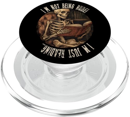 Ich bin nicht unhöflich! Ich lese nur... Gothic Book Lover PopSockets PopGrip für MagSafe Ich bin nicht unhöflich! Ich lese nur... Gothic Book Lover PopSockets PopGrip für MagSafe von Gothic Book Lover Designs