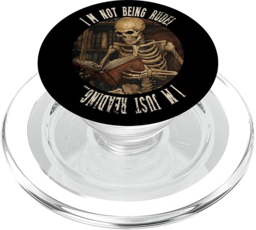 Ich bin nicht unhöflich! Ich lese nur... Gothic Book Lover PopSockets PopGrip für MagSafe Ich bin nicht unhöflich! Ich lese nur... Gothic Book Lover PopSockets PopGrip für MagSafe von Gothic Book Lover Designs
